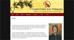 Desktop Screenshot of christineliuperkins.com