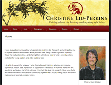 Tablet Screenshot of christineliuperkins.com